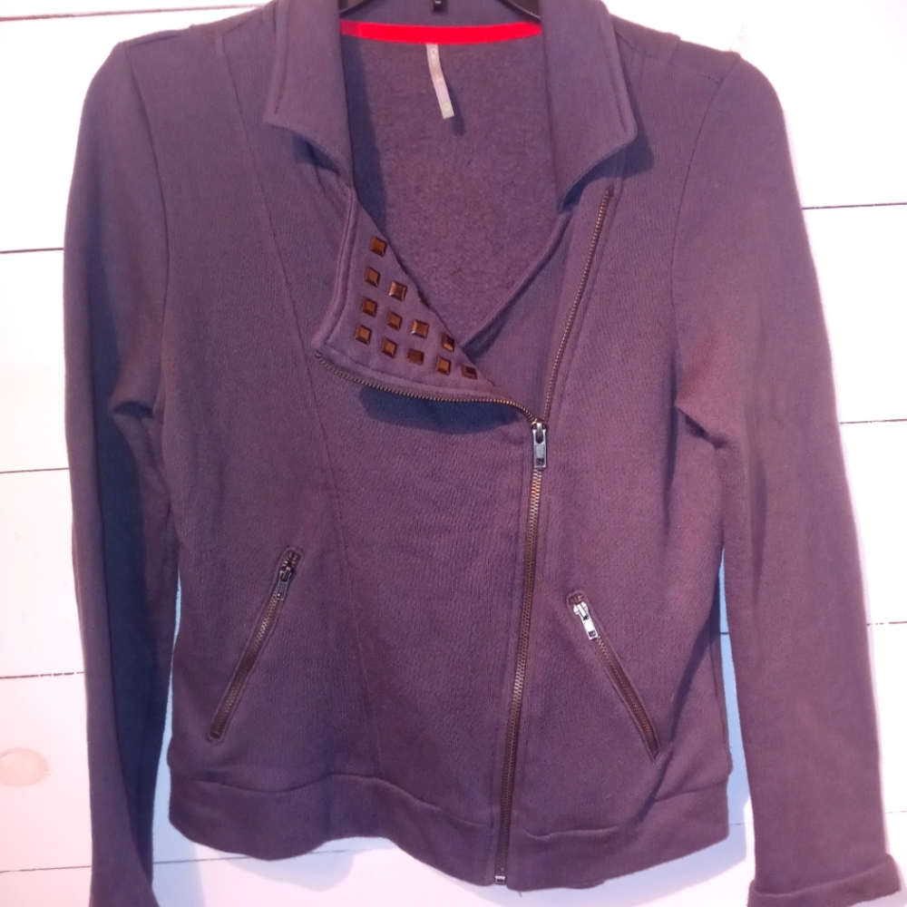 Zip Up Sweatshirt/Jacket by Color Thread